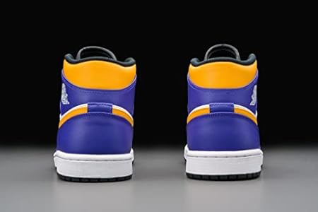 Air Jordan 1 Mid Lakers (2022) : Amazon.pl: Moda